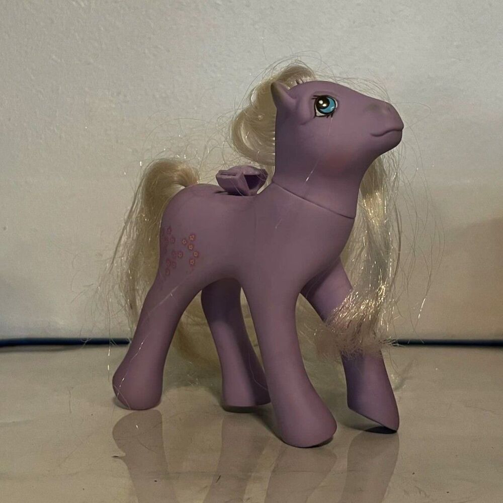 My Little Pony G1 Vintage Flutter Ponies Tropical Breeze Forget me not 1984